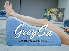 【推薦】生活小物|GreySa格蕾莎抬腿枕開箱,後天美腿養成計畫